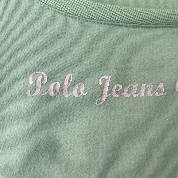 Polo Jeans Co. Ralph Lauren Scoop neck Green Shirt - Picture 4 of 10